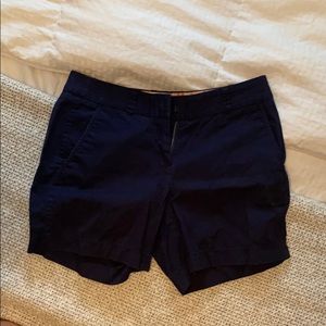 J. Crew Women's Shorts Sz 0 Navy Blue